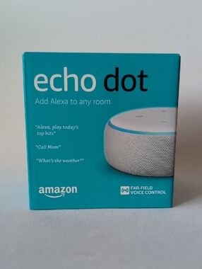 NEW: Amazon Echo Dot - White - 3rd Generation